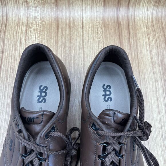 Sas Mens Antique Walnut Brown Time Out Walking Shoes Size 11 N (narrow) - Picture 7 of 8